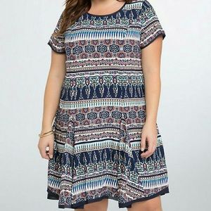❤️5 for $25❤️ Torrid short sleeve multicolor dress